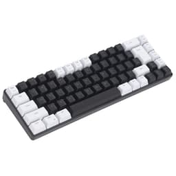 Membrane Gaming Keyboard RGB Backlit Compact Layout for FPS with USB Wired Connection Suitable for S