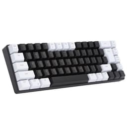 Membrane Gaming Keyboard RGB Backlit Compact Layout for FPS with USB Wired Connection Suitable for S
