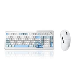 Aula F3099 Wireless Keyboard with Media Knob RGB Backlit Gaming Keyboard + SOLAKAKA SM850 - Wireless