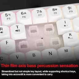 Wired RGB Gaming Membrance Keyboard. 60 Percent Mini Creamy LED Computer Keyboard .Small Ergonomic C