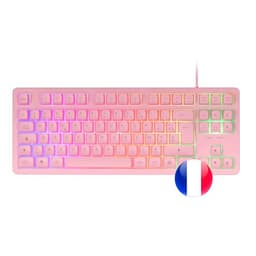 Mars Gaming MK023, French Language, Gaming Keyboard TKL, Hybrid H-Mech Technology, FRGB Rainbow Ligh