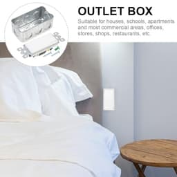 SOLUSTRE 3-Way Rocker Light Switch for Wall Lights with Stainless Steel Junction Box, Rust Resistant