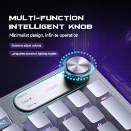 IP98S Wireless Keyboard, 98-Key Tri-Mode RGB with 6 Typing Sounds