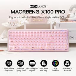 X100 PRO Membrane Gaming Keyboard with SC390 Lightweight Gaming Mouse
