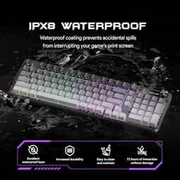IP98S Wireless Keyboard, 98-Key Tri-Mode RGB with 6 Typing Sounds
