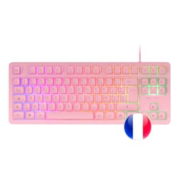 Mars Gaming MK023, French Language, Gaming Keyboard TKL, Hybrid H-Mech Technology, FRGB Rainbow Ligh