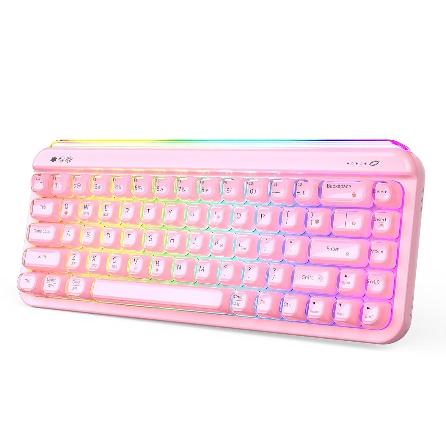 ZIYOU LANG x A.Jazz AF68 Wireless Gaming Keyboard,Tri-Mode BT/2.4G/USB-C Keyboard with RGB Backlit,C