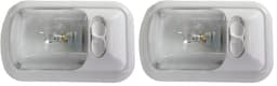 Valterra Diamond Group Products Group 12V Single Incandescent Replacement Dome Light, Eurostyle with