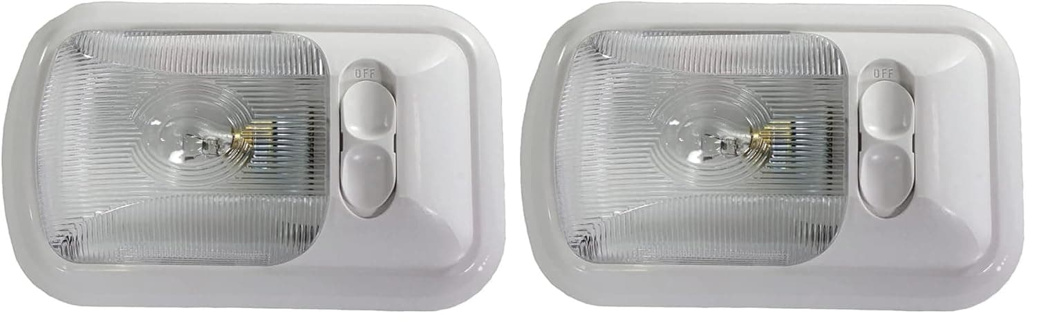Valterra Diamond Group Products Group 12V Single Incandescent Replacement Dome Light, Eurostyle with