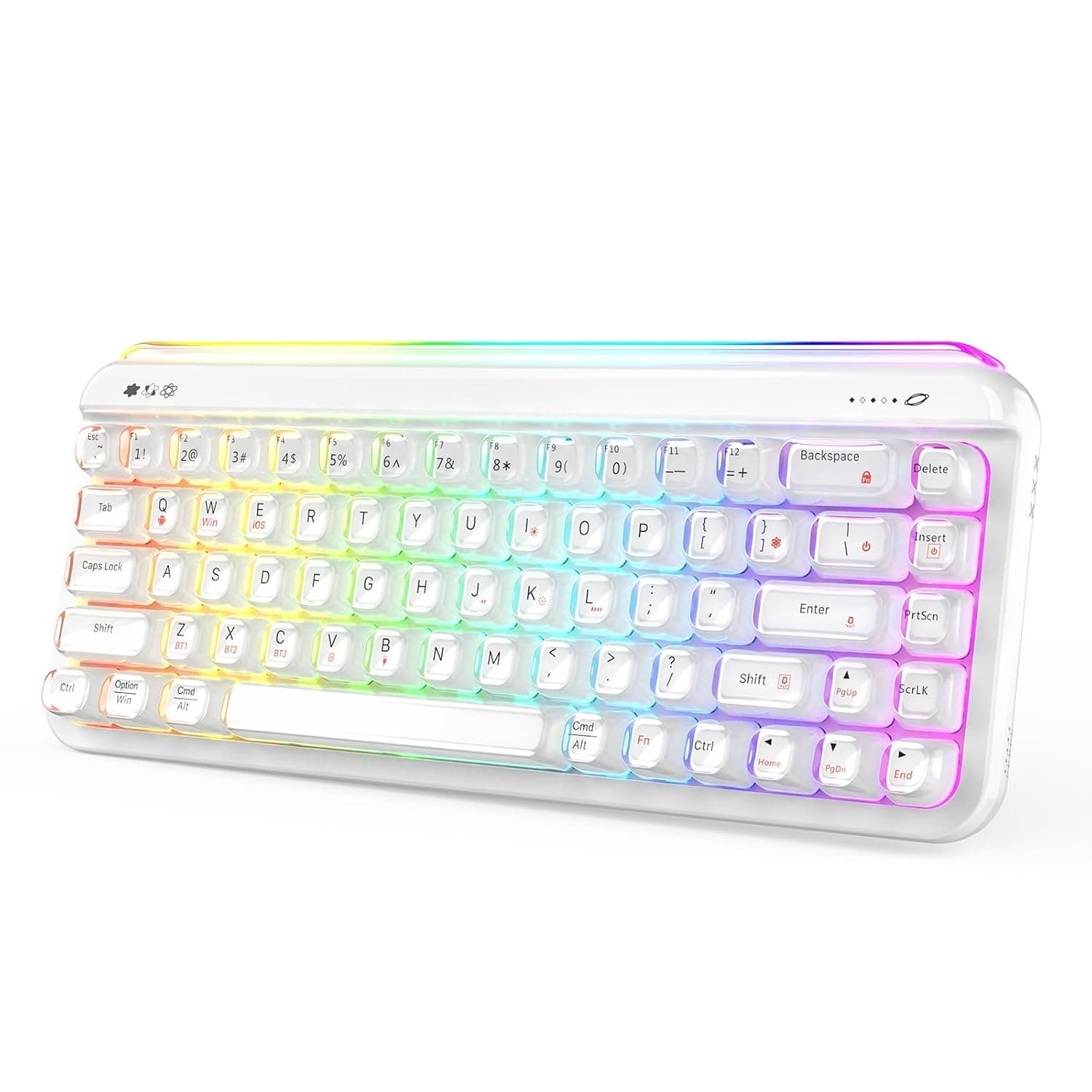 ZIYOU LANG x A.Jazz AF68 Wireless Gaming Keyboard,Tri-Mode BT/2.4G/USB-C Keyboard with RGB Backlit,C